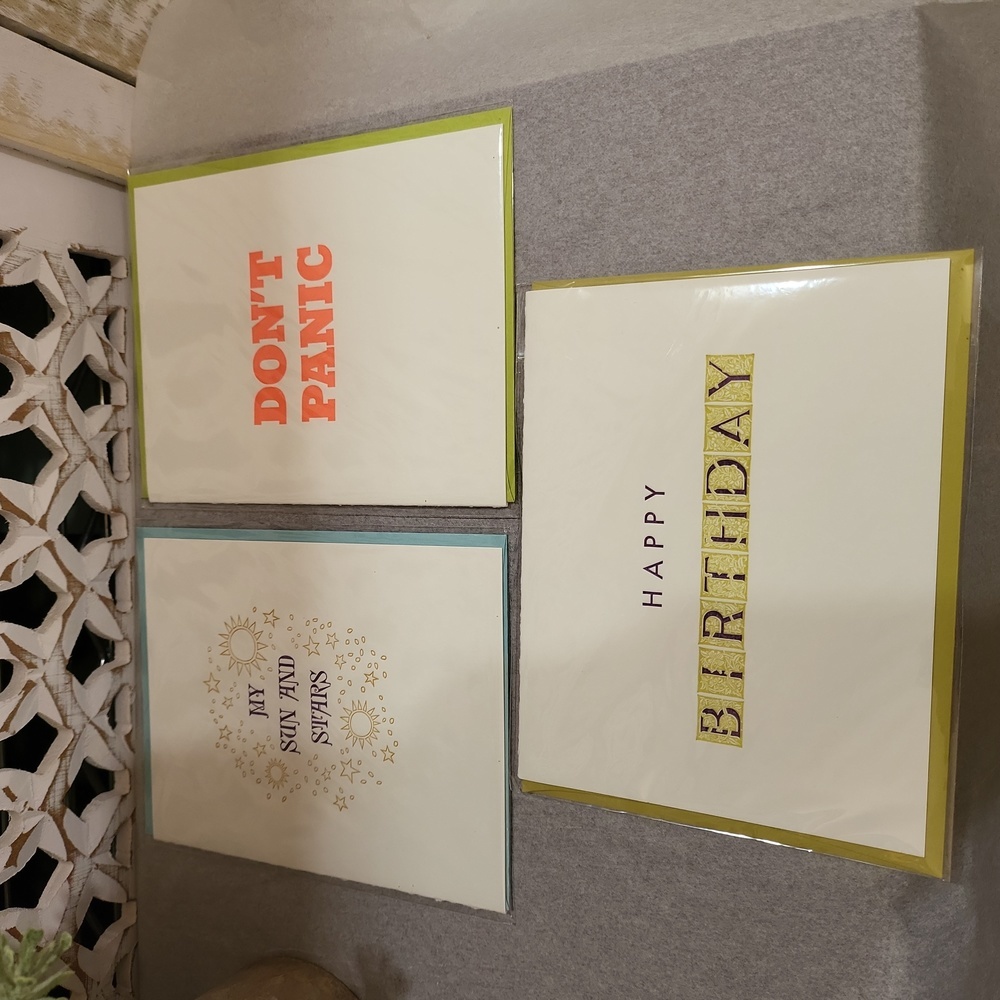 Greetings cards